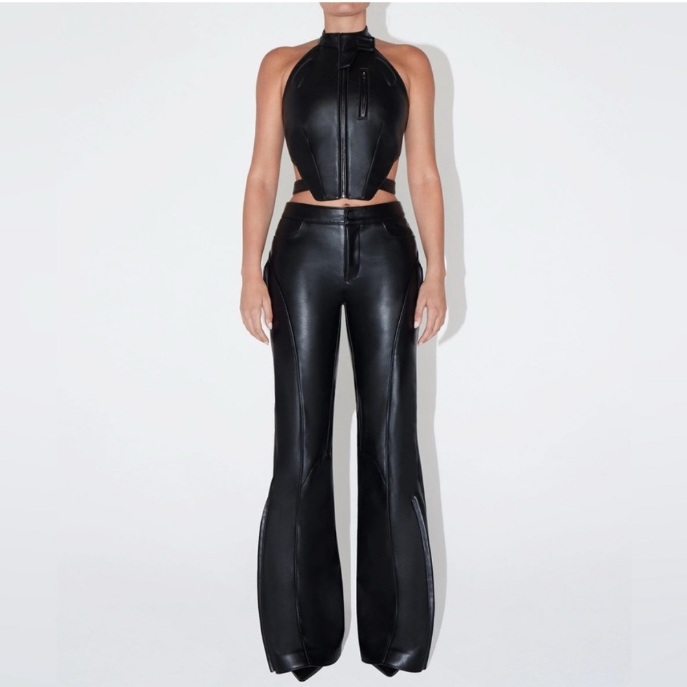 KHY Faux Leather Pants